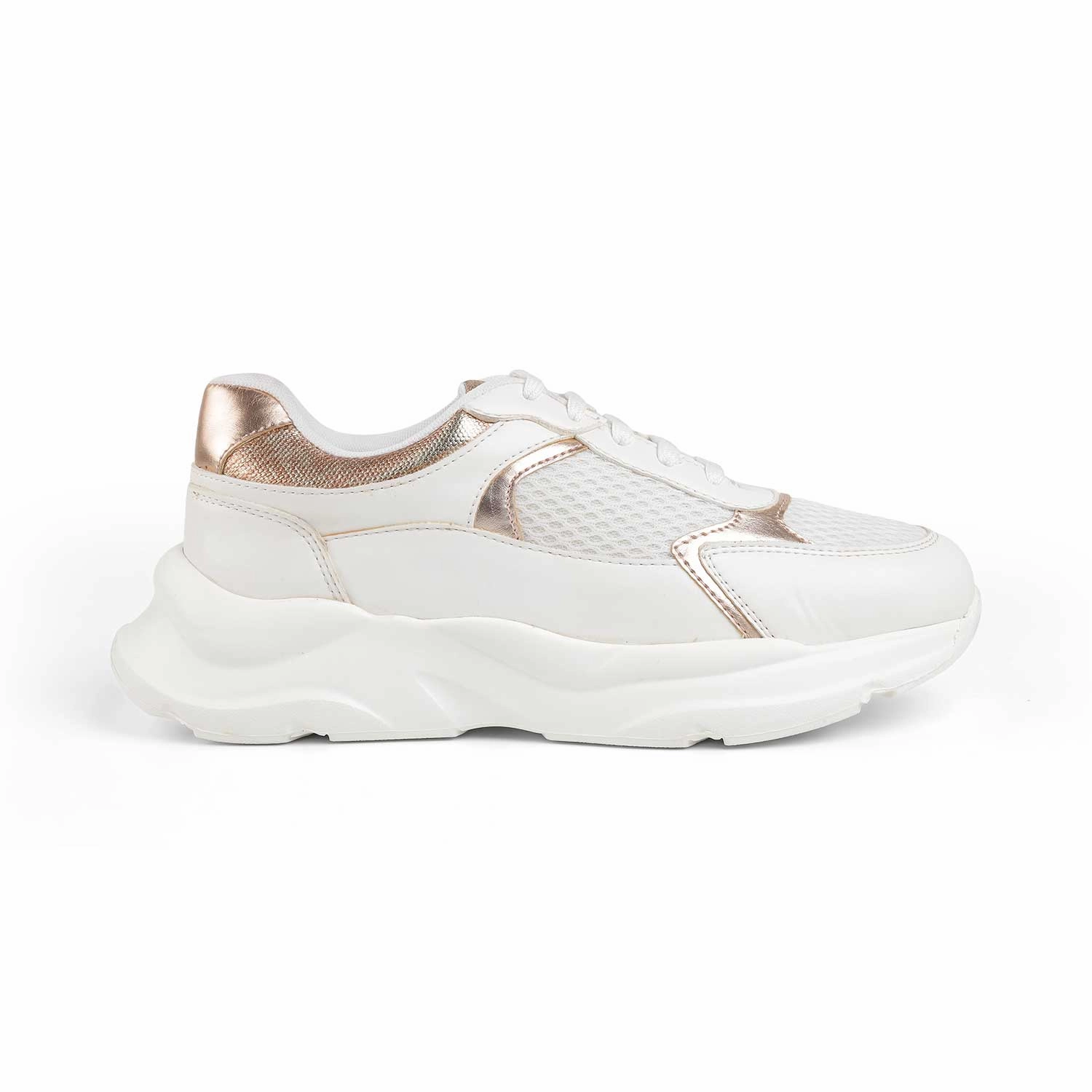 Dancing Sneakers Tresmode White Champagne Women's Sneakers