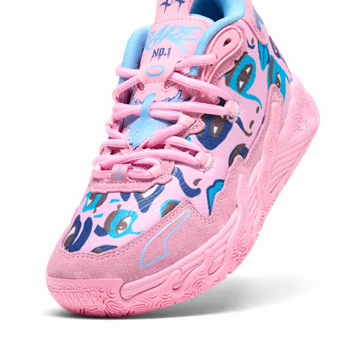   LaMelo Ball   KidSuper Kids MB.03 'Pink Lilac' Prototype Basketball Shoes