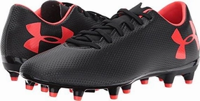 Ua Force 3.0 Fg Black/Neon Coral Athletic Shoe Best Training Shoes For Walking