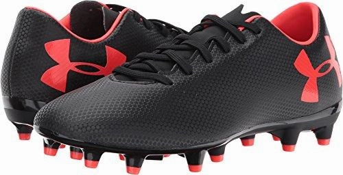 Reebok Nano Training Shoes Ua Force 3.0 Fg Black/Neon Coral Athletic Shoe