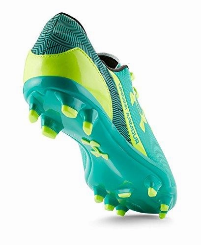 Ua Sf Flash Fg Emerald Lake/Black/HighVis Yellow Sneaker 11 D Medium Nike Pro Training Shoes