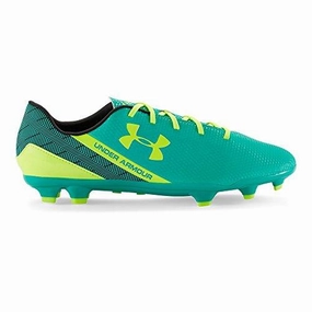 Adidas Cross Training Shoes Reviews Ua Sf Flash Fg Emerald Lake/Black/HighVis Yellow Sneaker 11 D Medium