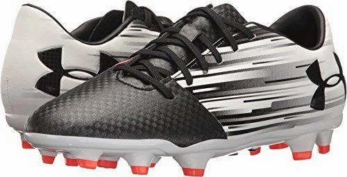 Best Shoes For Cross Trainer Ua Spotlight Dl Fg White/Phoenix Fire/Black Athletic Shoe