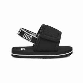 UGG - Kids' (Infant) Lennon Slingback Sandals (1152817I-BLK) Jelly Fisherman Sandals
