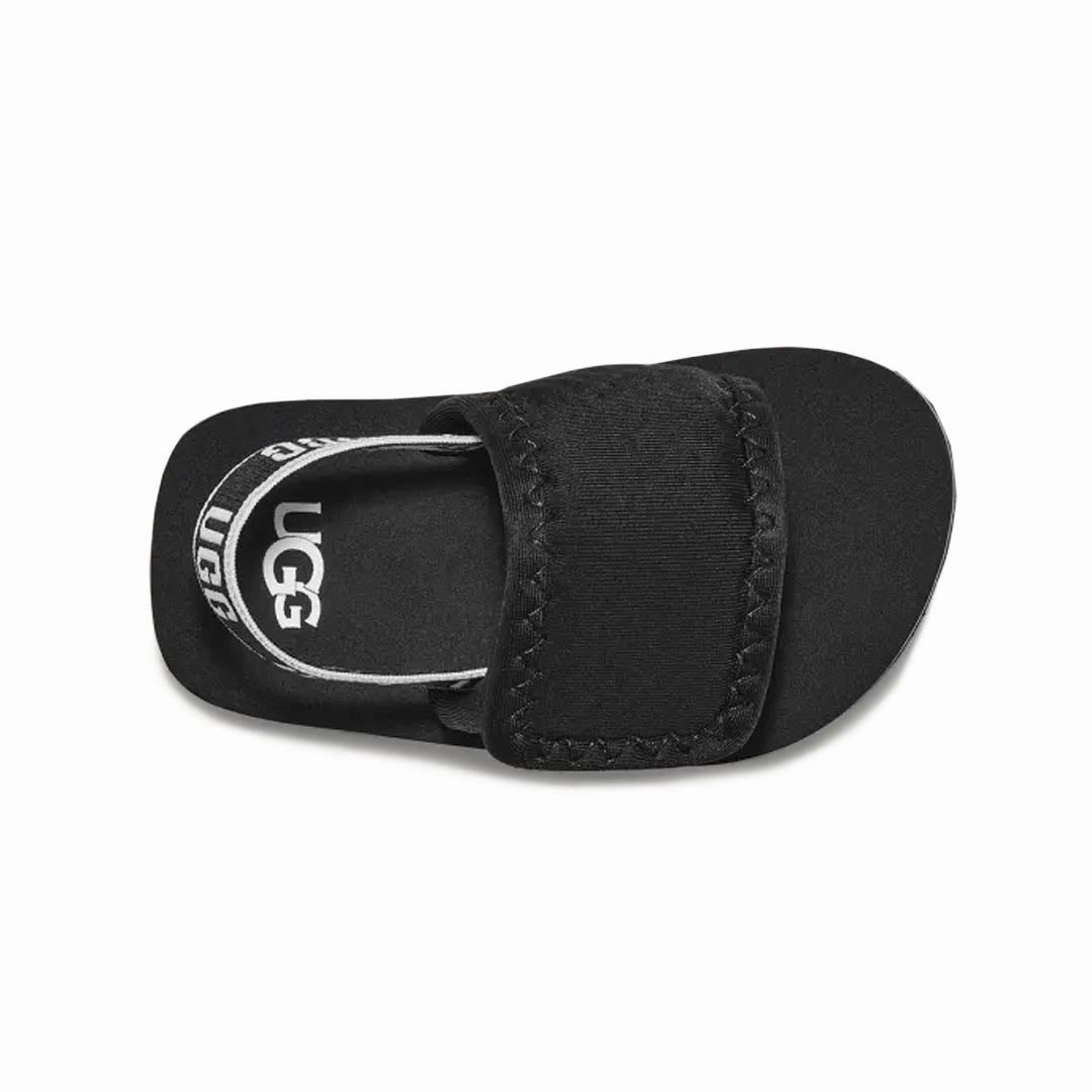 UGG - Kids' (Infant) Lennon Slingback Sandals (1152817I-BLK) Best Sandals For Walking