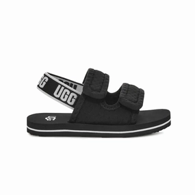 UGG - Kids' (Preschool & Junior) Lennon Slingback Sandals (1152817K-BLK) Jeweled Sandals
