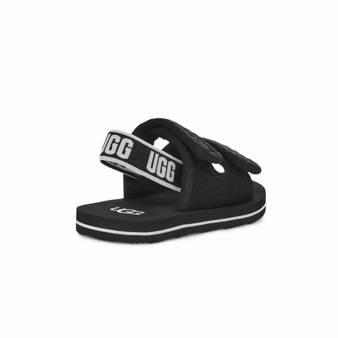 UGG - Kids' (Preschool & Junior) Lennon Slingback Sandals (1152817K-BLK) Low Cost Sandals