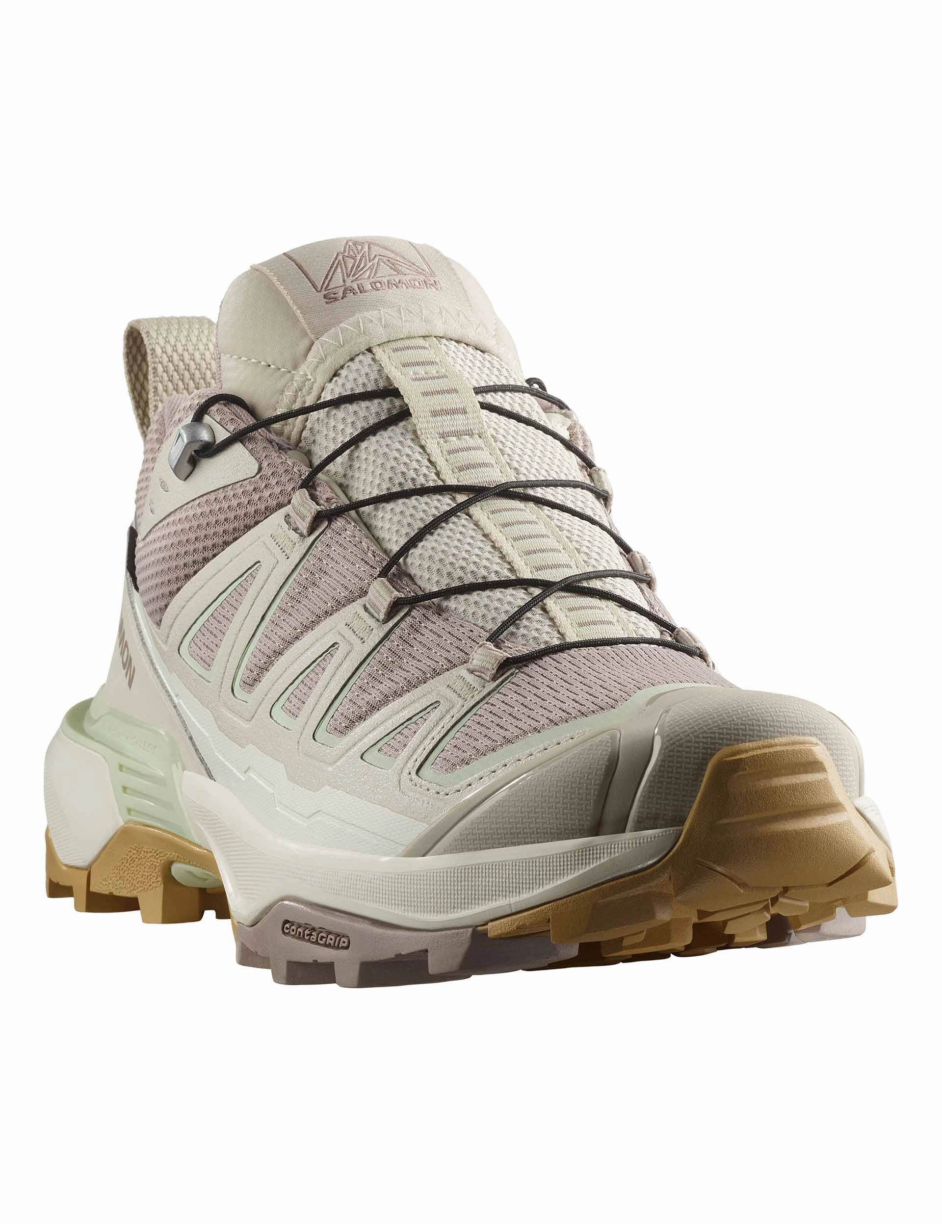 Lone Peak 9 Waterproof Low Hiking Shoes X Ultra 360 Edge Gore-Tex - Etherea/Rainy Day/Canary Green