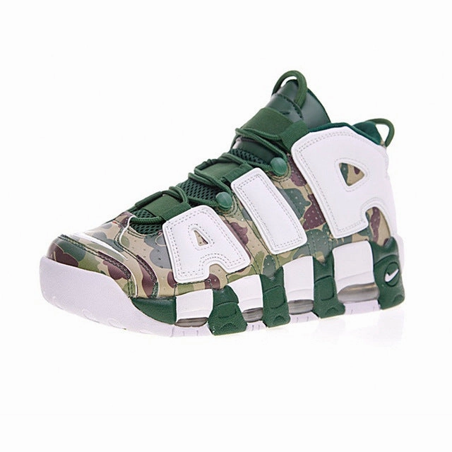 Nike Air More Uptempo Hoop Pack Breathable Shoes Use Basketball Shoes For Volleyball