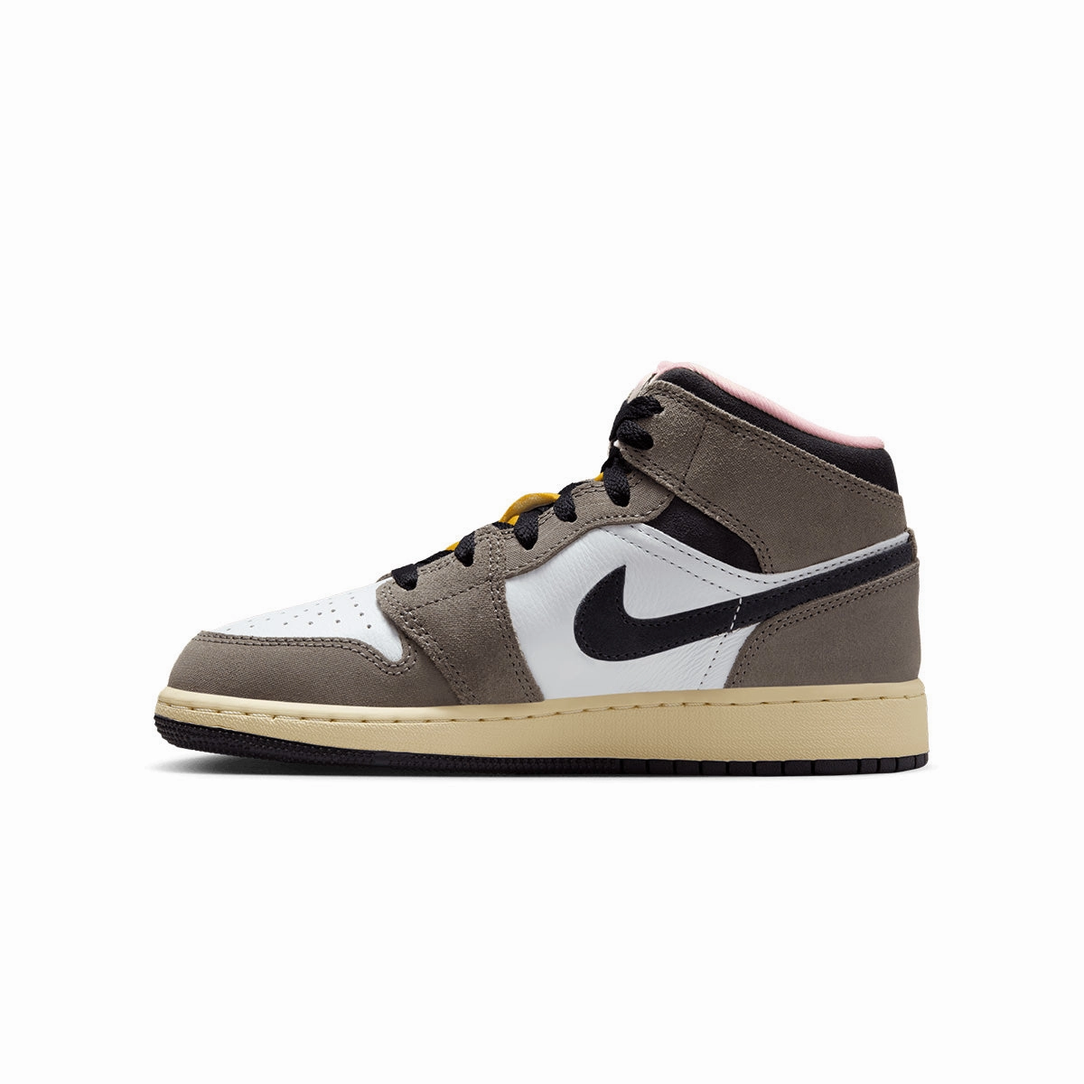 Jordan Westbrook One Take Basketball Shoes Kids Air Jordan 1 Mid SE 'Cave Stone'