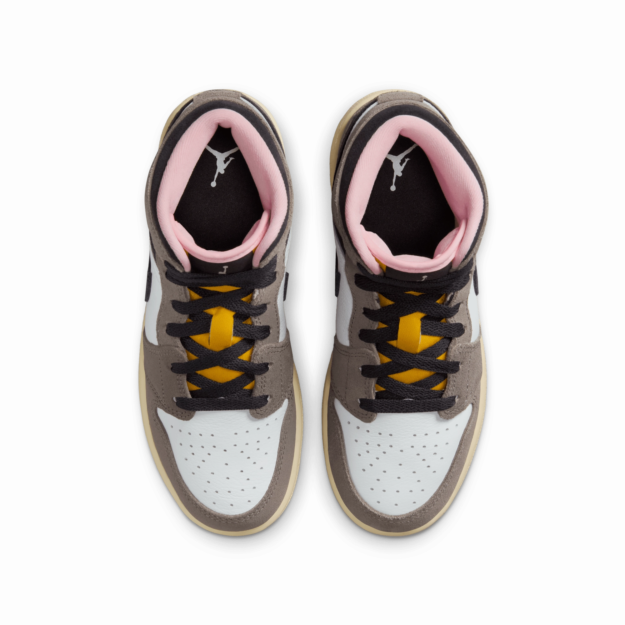 Anta Bubble Bomb Basketball Shoes Kids Air Jordan 1 Mid SE 'Cave Stone'