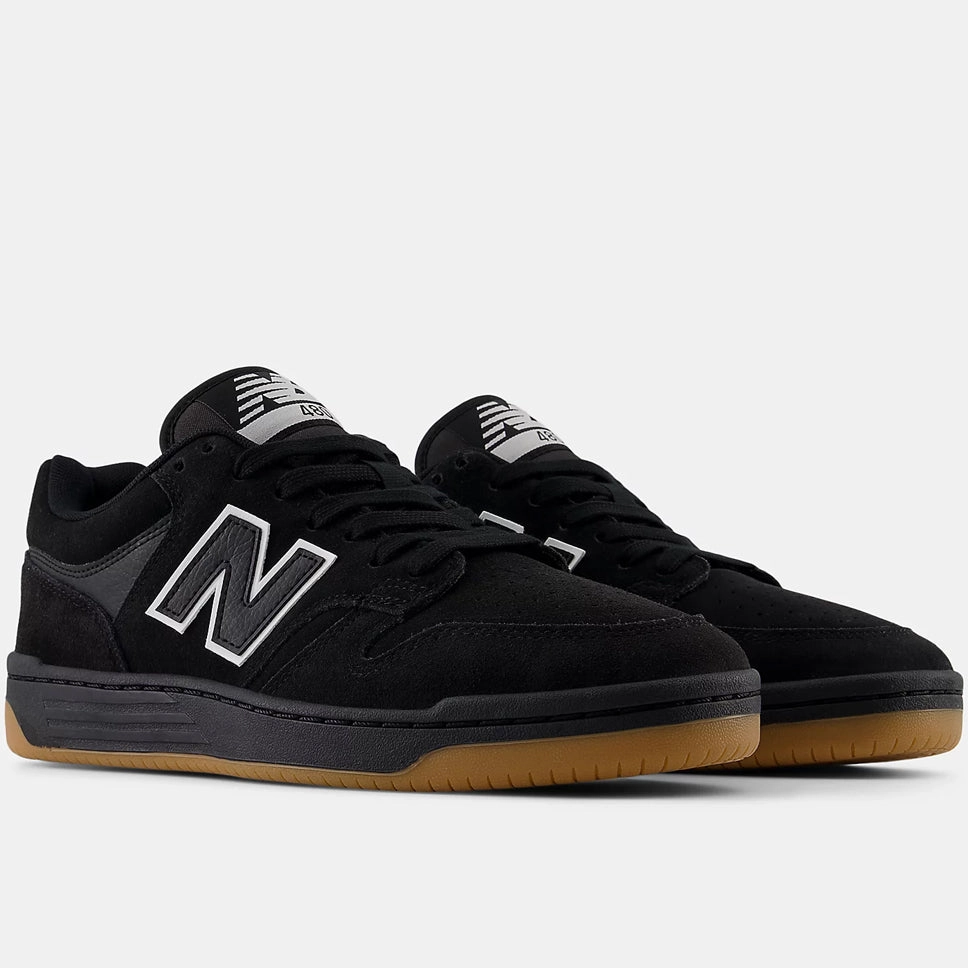 New Balance Numeric 480 Black White Shoes Basketball Shoes - Godspeed