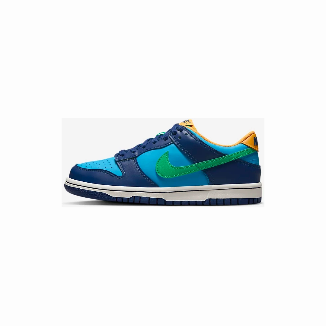 Nike Kid's Dunk Low Shoes - Baltic Blue / Deep Royal / Laser Orange / Electric Algae The Best Basketball Shoes Right Now