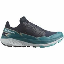 Cushion Neutral Running Shoes Men's ThunderCross - Carbon/Tahitian Tide/Peacock Blue
