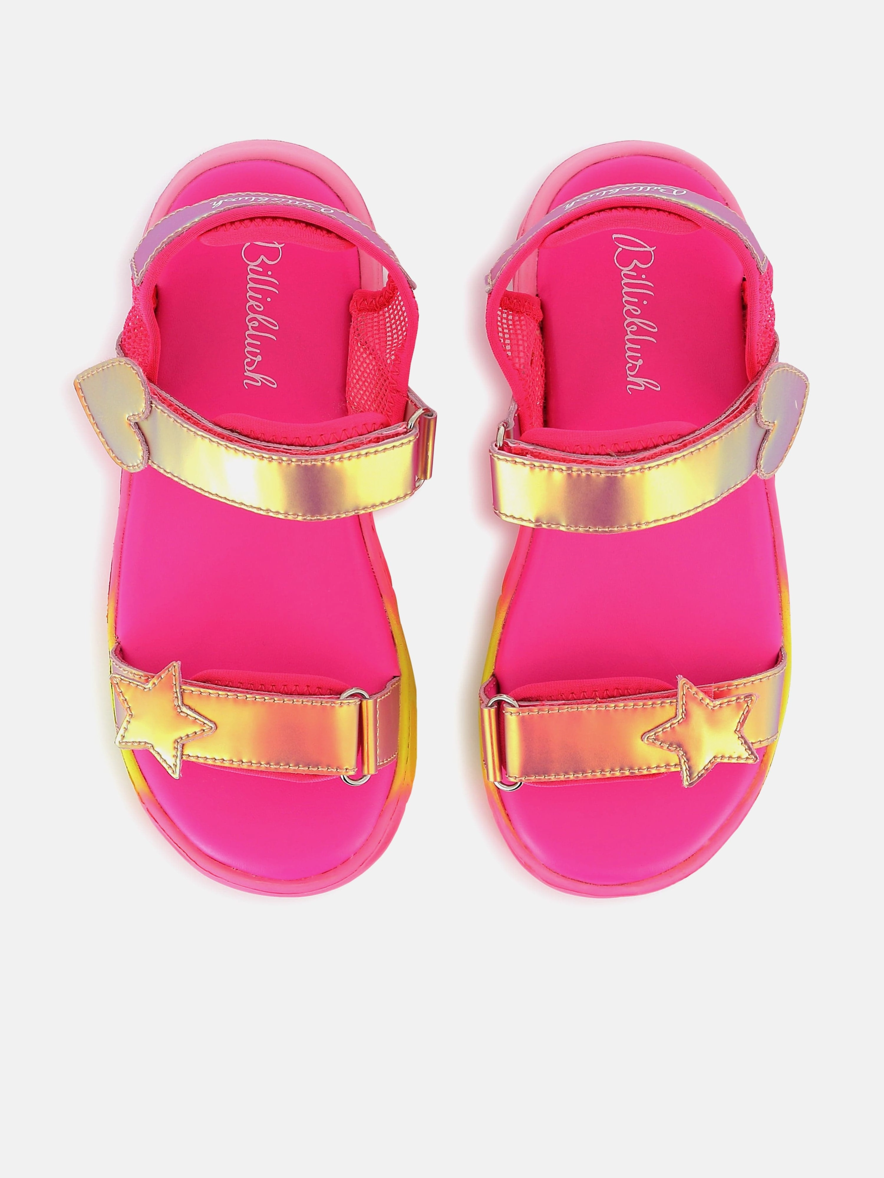 Platform Crocs Sandals Billieblush Girls Iridescent Sandals in Multicolour