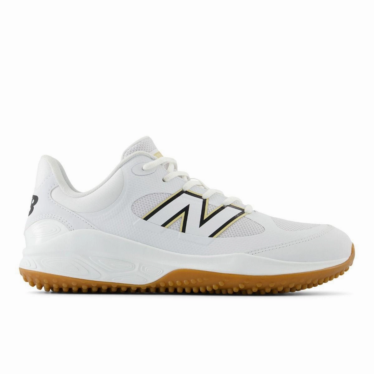 Are New Balances Good For Plantar Fasciitis New Balance Men's Fresh Foam 3000 v7 Turf Baseball Shoes - White/Gum - T3000TW7