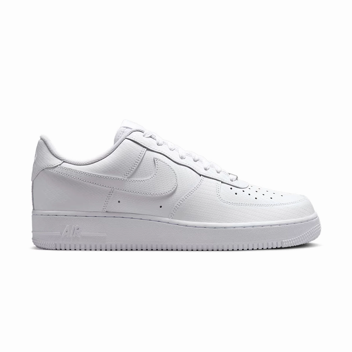 AIR FORCE 1 '07 'White Carbon Fibre' Childrens Basketball Shoes