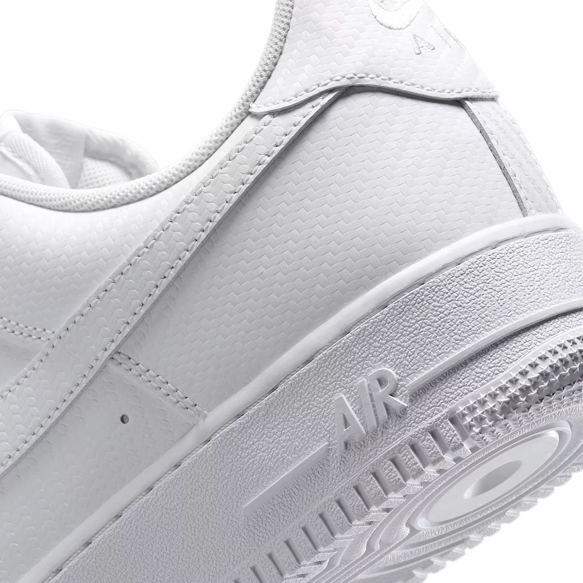 Charles Barkley Basketball Shoes AIR FORCE 1 '07 'White Carbon Fibre'