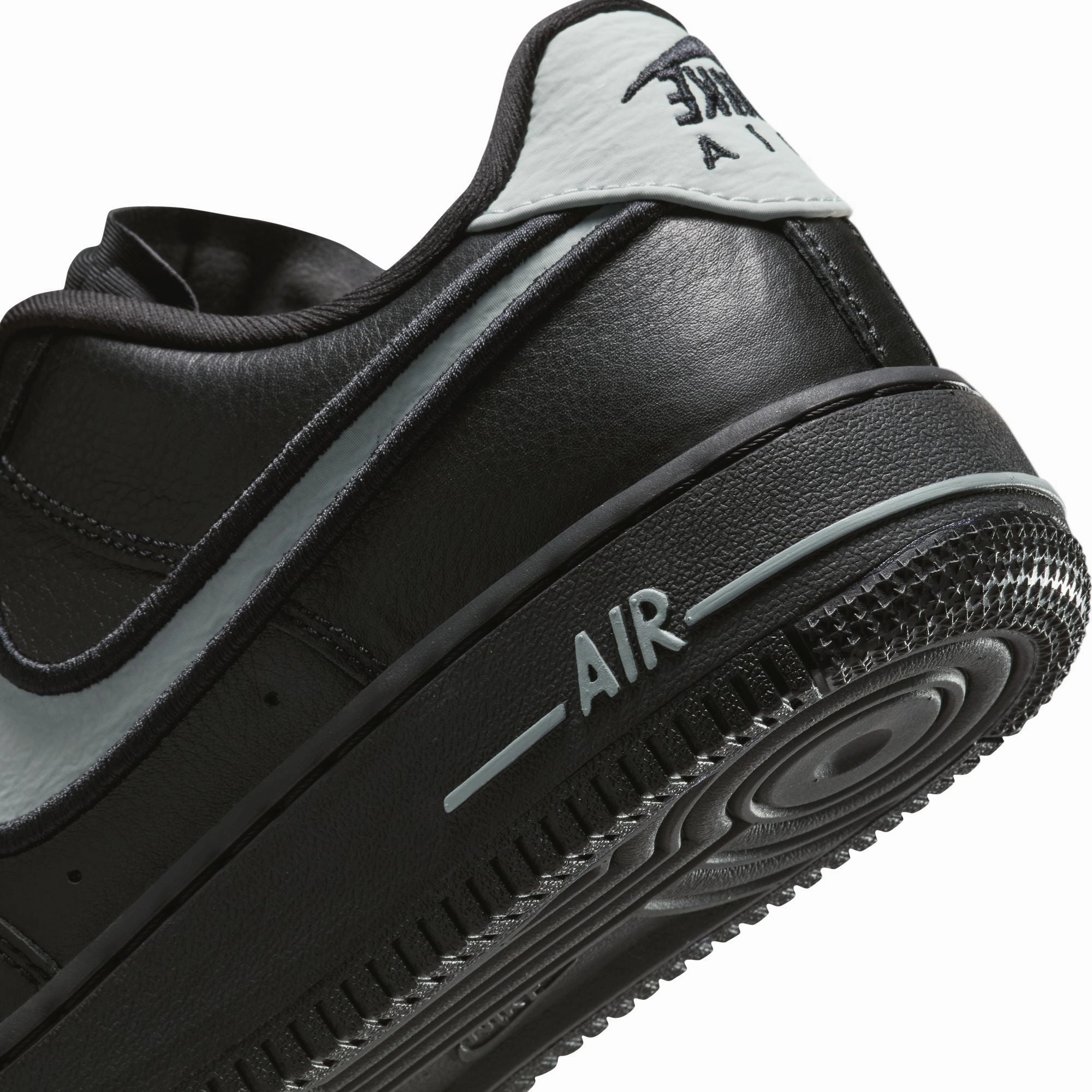 Wmns Air Force 1 Dance 'Black Metallic Silver' Basketball Shoes With Great Ankle Support