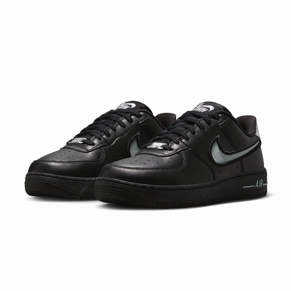 5.5 Basketball Shoes Wmns Air Force 1 Dance 'Black Metallic Silver'