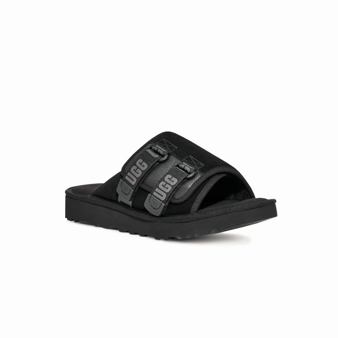 Mt Sandals UGG - Men's Goldencoast Strap Slides (1142730-BLK)
