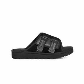 Sandals Plantation UGG - Men's Goldencoast Strap Slides (1142730-BLK)