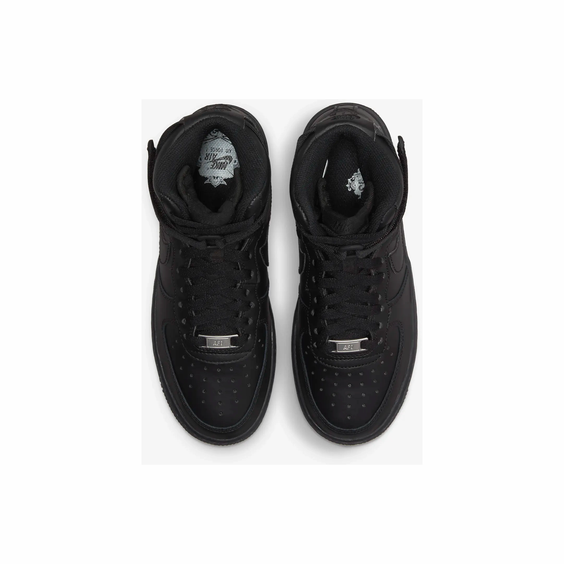 Nike Kids Shoes Nike Kid's Air Force 1 High LE Shoes - All Black