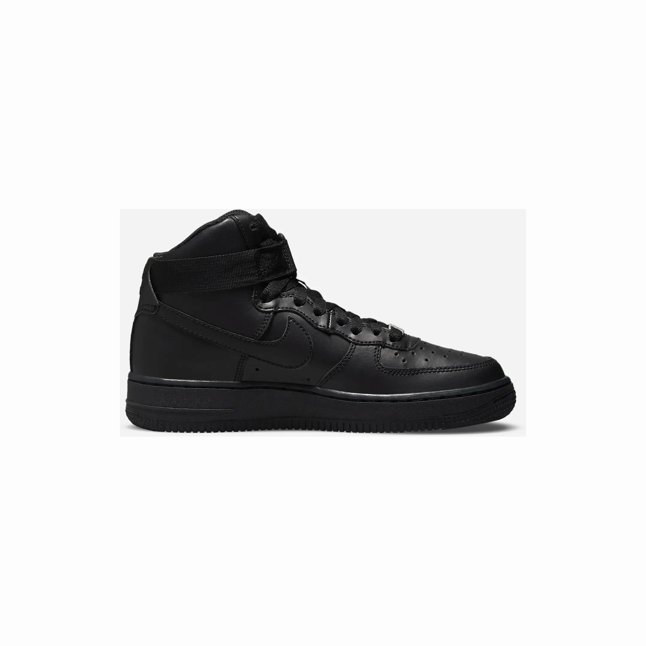 Nike Running Shoes Air Nike Kid's Air Force 1 High LE Shoes - All Black