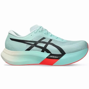 Unisex Asics Metaspeed Sky Paris, Illuminate Mint/Black, 9.5 D Medium Asics Neutral Walking Shoes