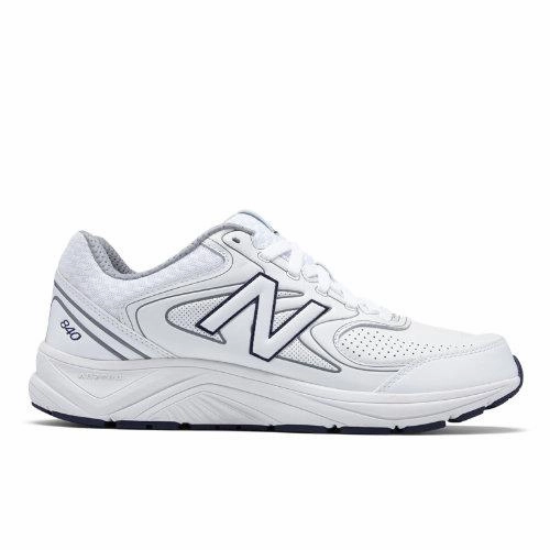 Ald New Balance T500 Tennis Oxfords Men's New Balance 840v2, White/Navy, 11.5 4E Extra Wide
