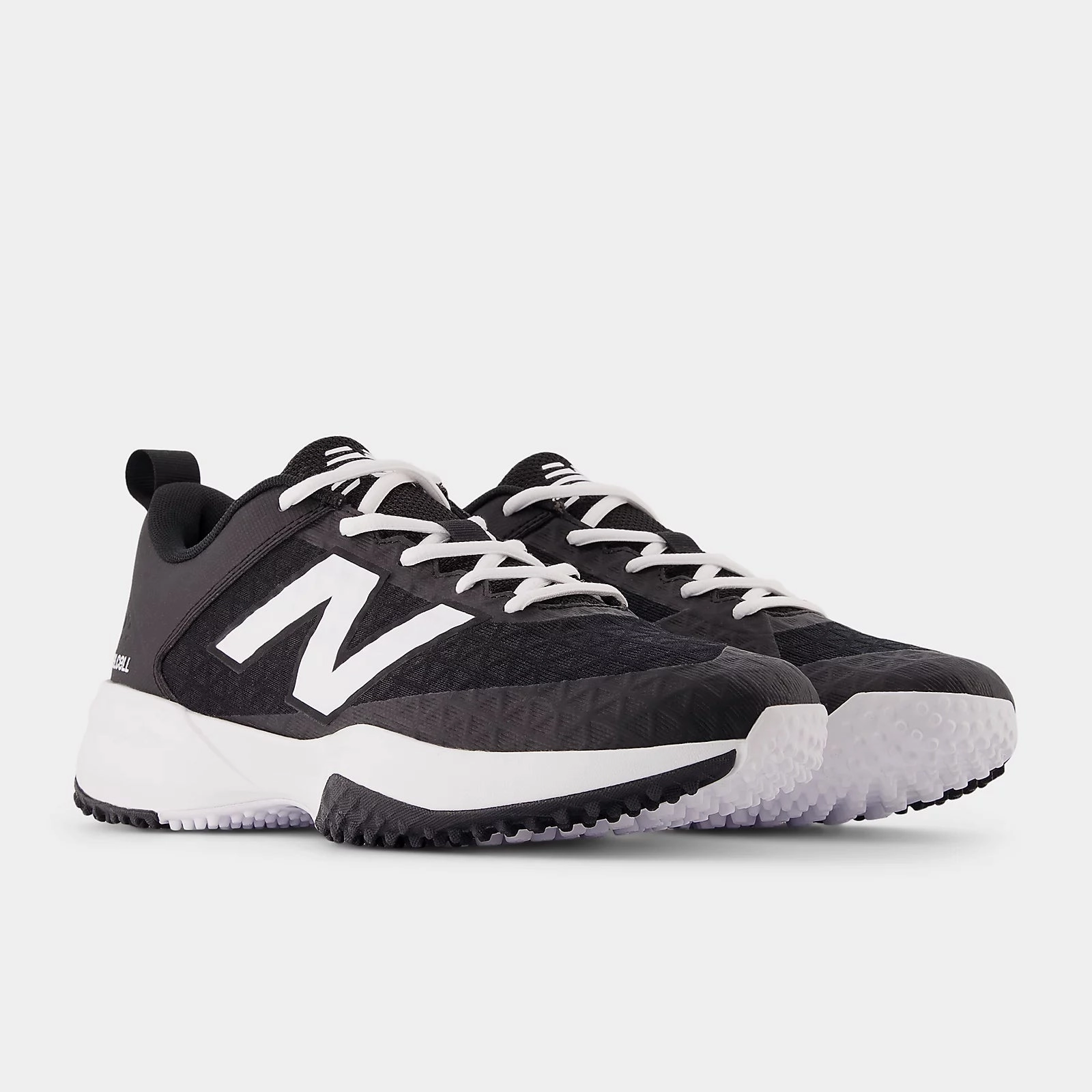 New Balance Abzorb 2010 New Balance Men's Fuelcell 4040 v8 Turf Baseball Shoes - Black/White - T4040BK8