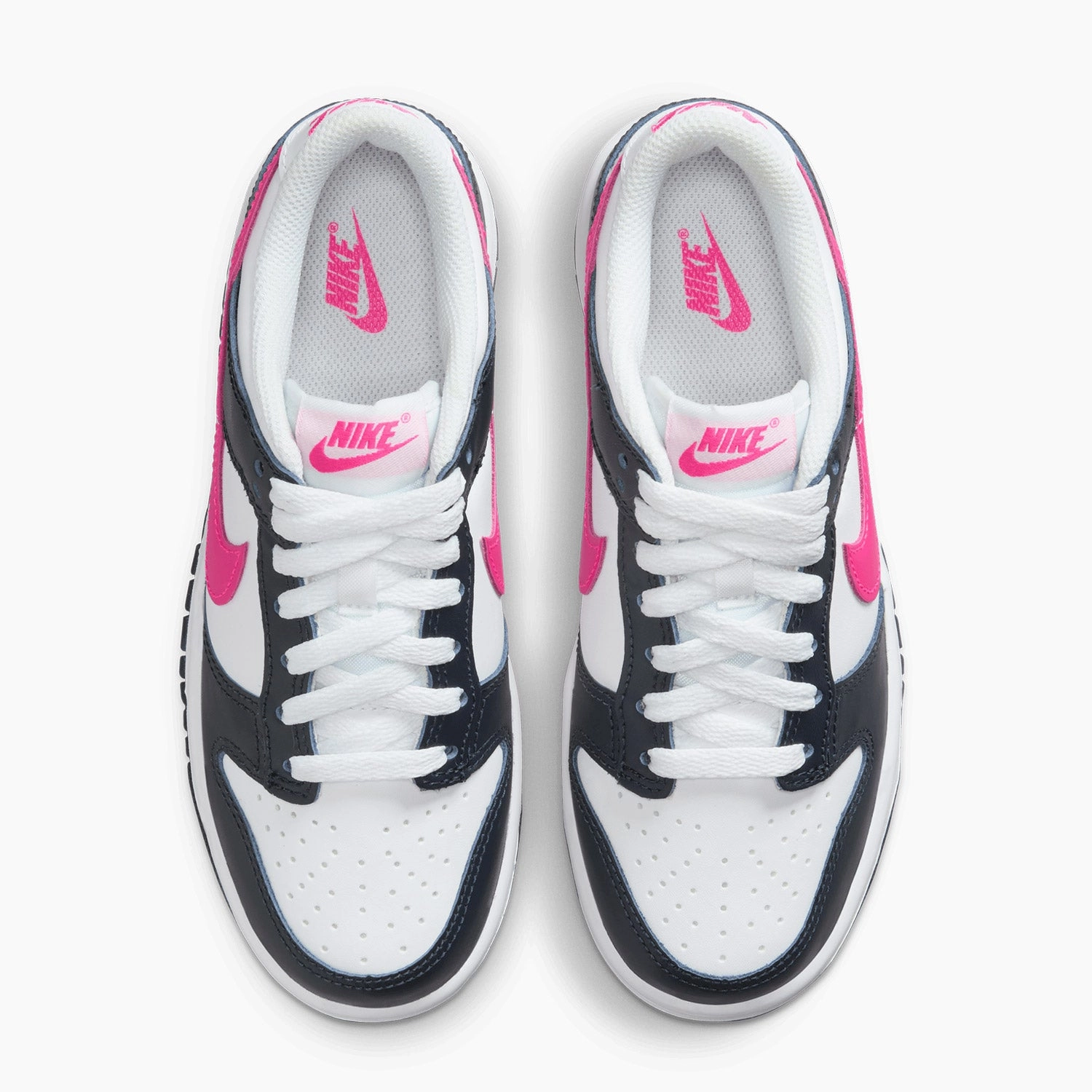 Kid's Dunk Low "Dark Obsidian Fierce Pink" Grade School Basketball Shoes James Harden