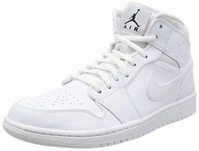 Best Basketball Shoes For Shooting Jordan Air Jordan 1 Mid White/Black/White Basketball Shoe 9 Us
