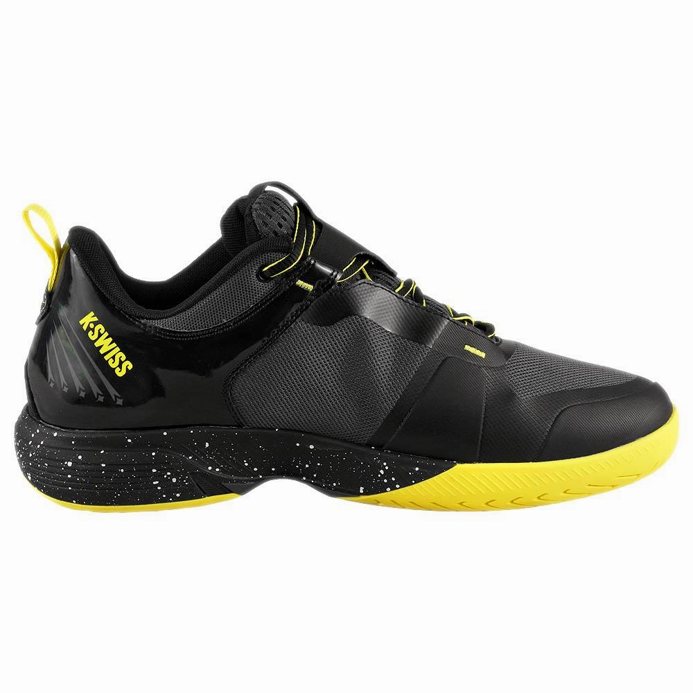 Most Popular Tennis Shoes K-Swiss Men's Ultrashot Team - Black/Tennis Yellow