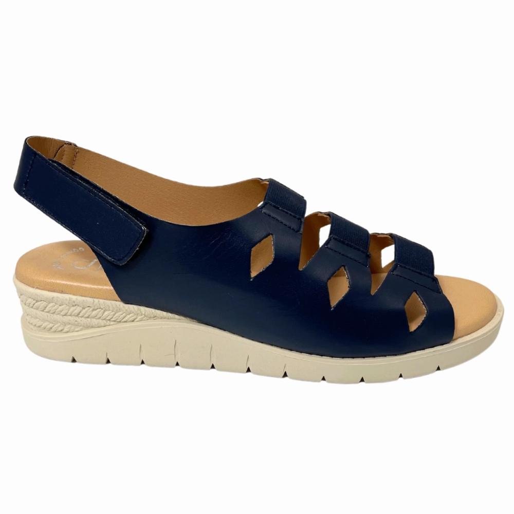 Valeria's Cecily Marino Soft Leather Sandal (Women's) Running In Sandals