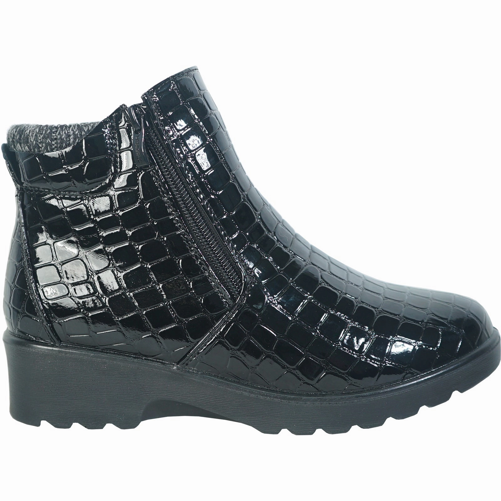 Waterproof Snow Boots Sale VANGELO Women Winter Fur Boot JL3582 Ankle Casual Boot Black