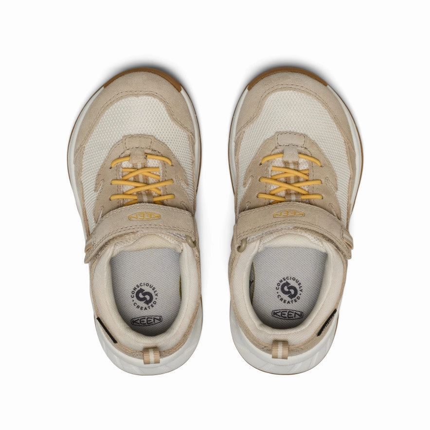 Little Kids' Hightrail Waterproof Hiking Shoe  |  Birch/Daffodil Hiking Shoes Second Hand