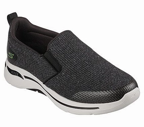 Best Walking Shoes 2024 SKECHERS GO WALK ARCH FIT - OUR EARTH - 216222 - BKLM