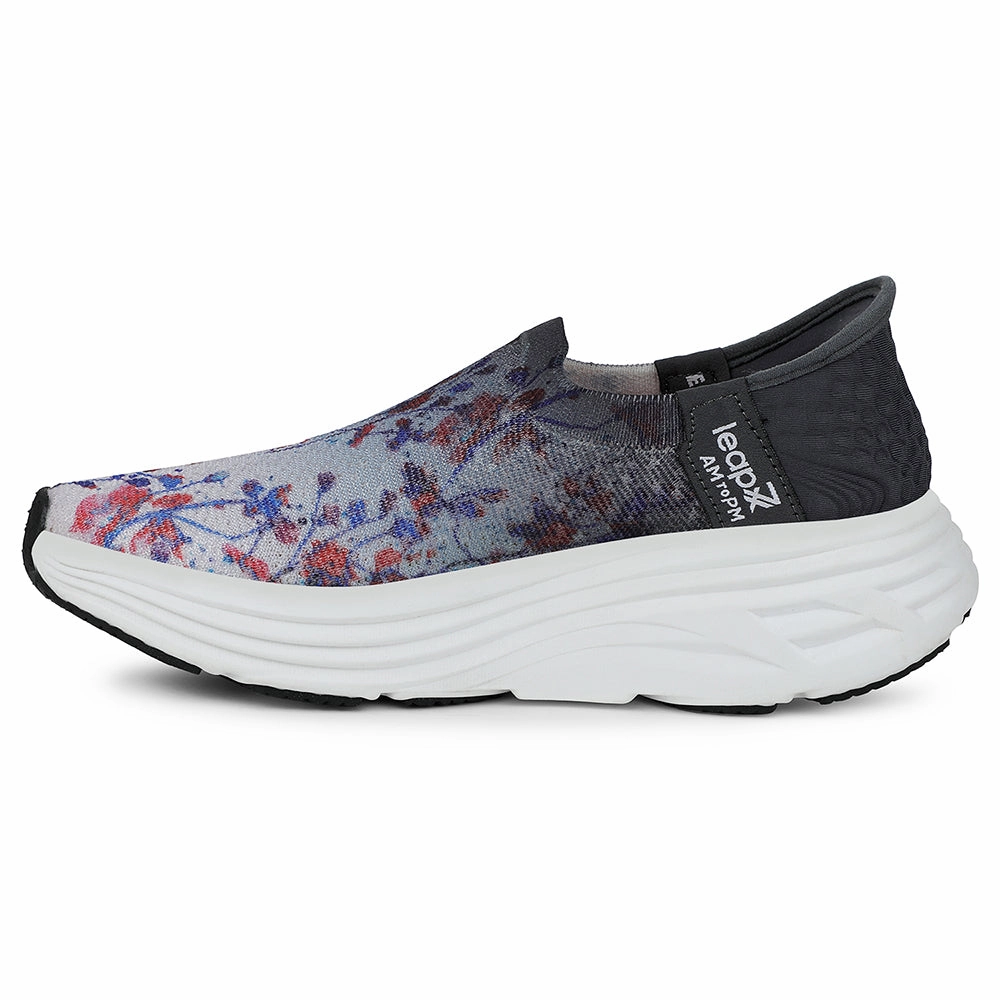 Best Shoes For Fast Walking Leap7x Dark Grey Sports Walking Shoes For Women EAZY-W21W By Liberty