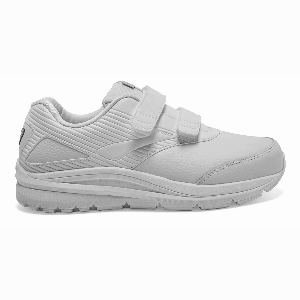 Zero Drop Shoes For Walking Brooks | Addiction Walker 2 V-Strap | Women's | White/White