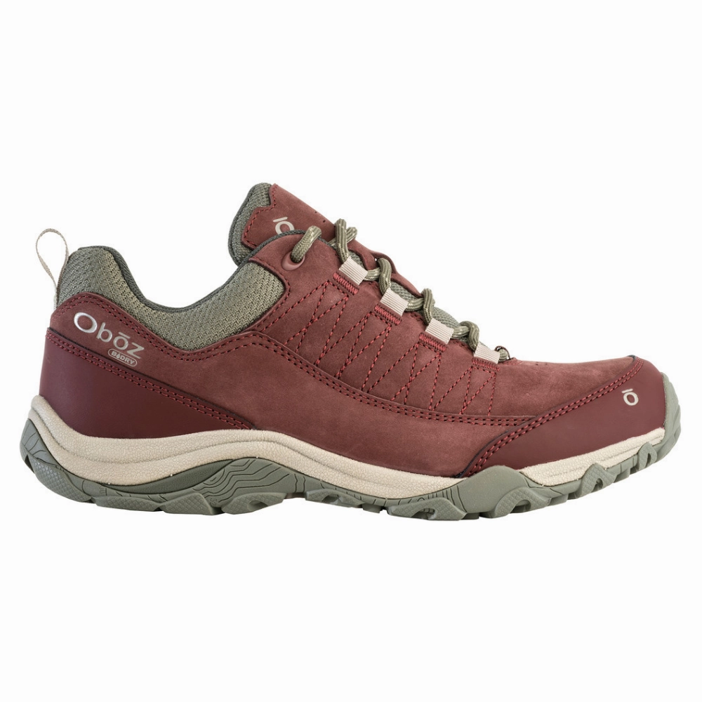 Oboz Ousel Low Port Waterproof Hiking Shoe (Women's) Tamarack Hiking Shoes