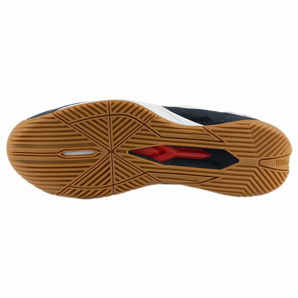 Wilson Men's Rush Pro 4.0 - White/Navy Blazer Best Tennis Shoes With Support