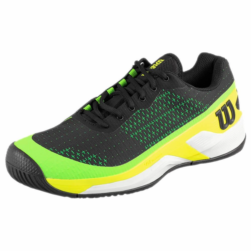 Wilson Men's Rush Pro Extra Duty - Black/Green Gecko New Balance Tennis Shoes 990