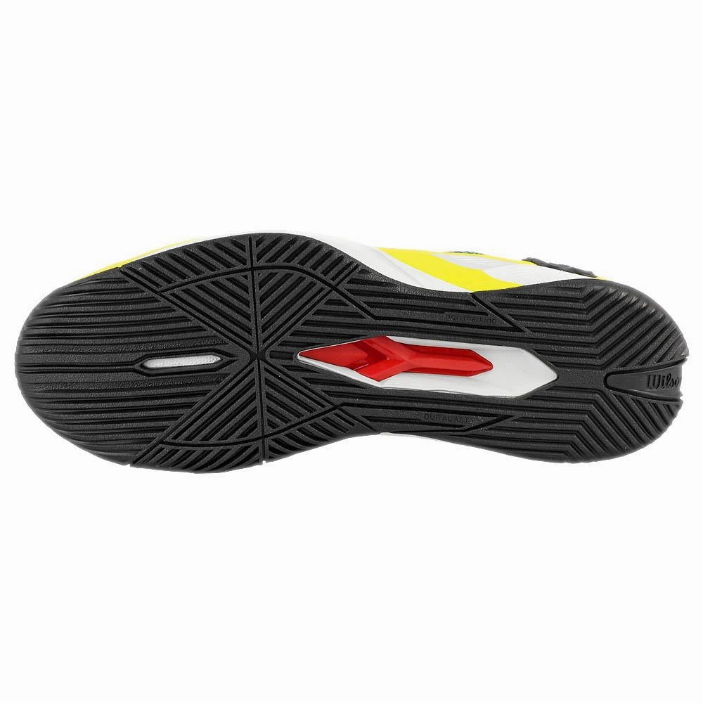 Best Tennis Shoes For Arch Support Wilson Men's Rush Pro Extra Duty - Black/Green Gecko