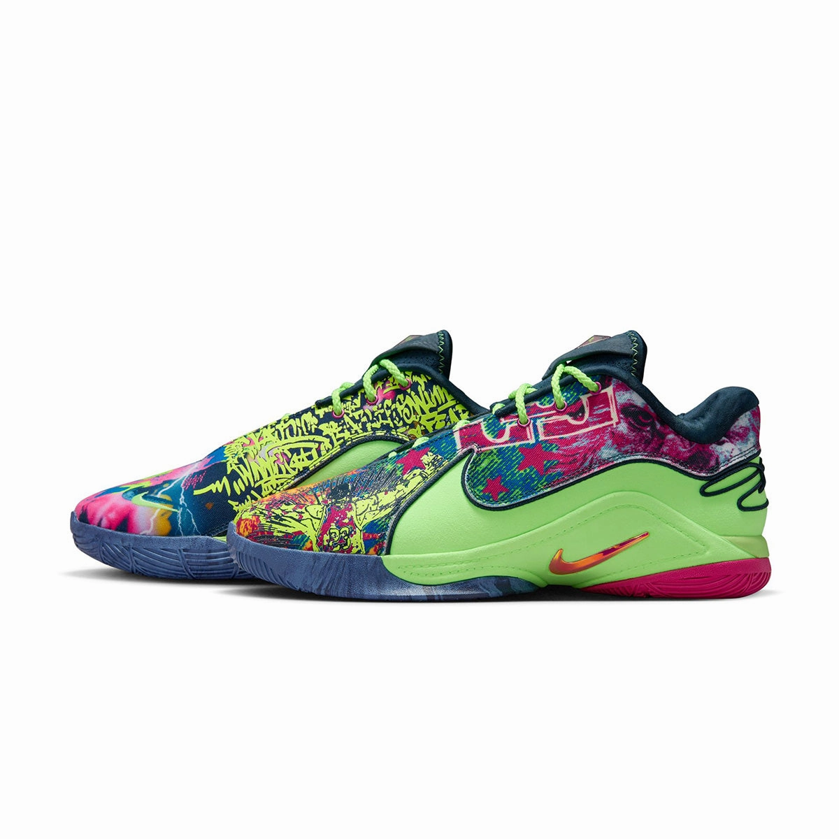 Lebron XXII BW EP 'Blustery Fireberry Ghost Green' Basketball Shoes Academy Sports