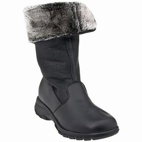 Vegan Winter Snow Boots Toe Warmers Shelter Waterproof Boot Black Leather (Women's)