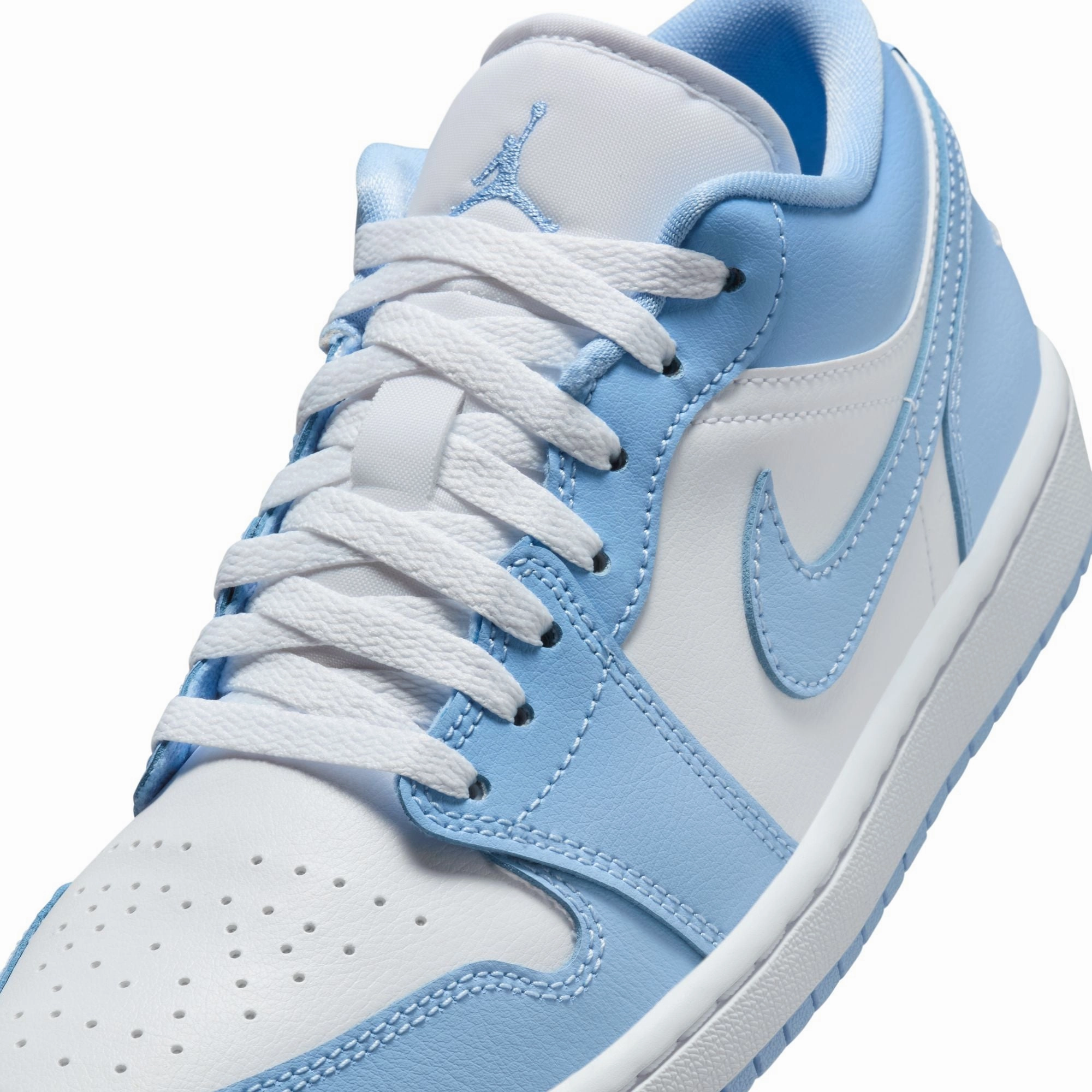 Aaron Fox Basketball Shoes Wmns Air Jordan 1 Low 'Aluminium White'