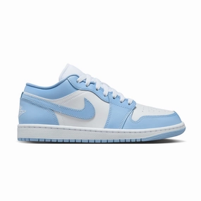 Flexible Basketball Shoes Wmns Air Jordan 1 Low 'Aluminium White'