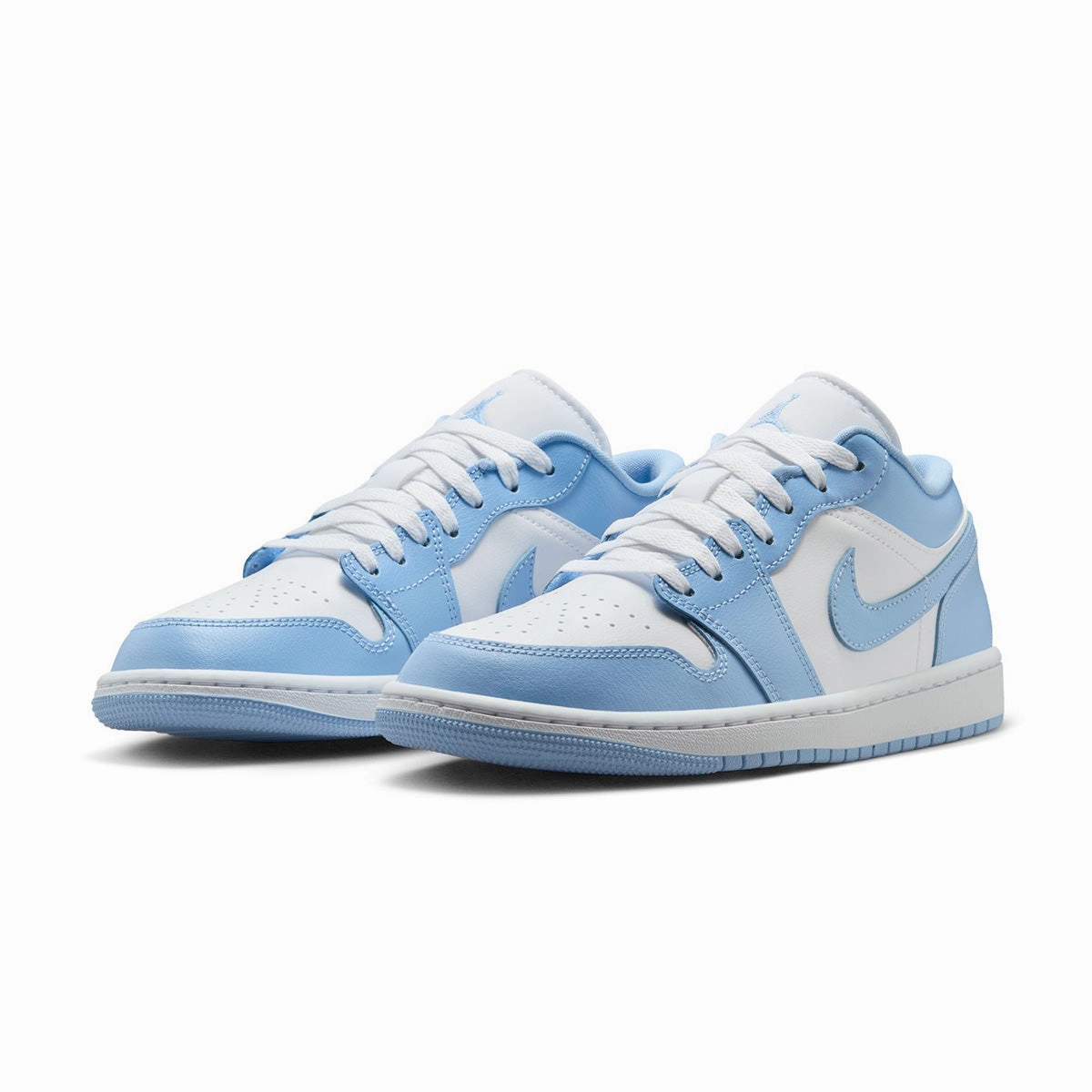 Wmns Air Jordan 1 Low 'Aluminium White' Bucks Basketball Shoes