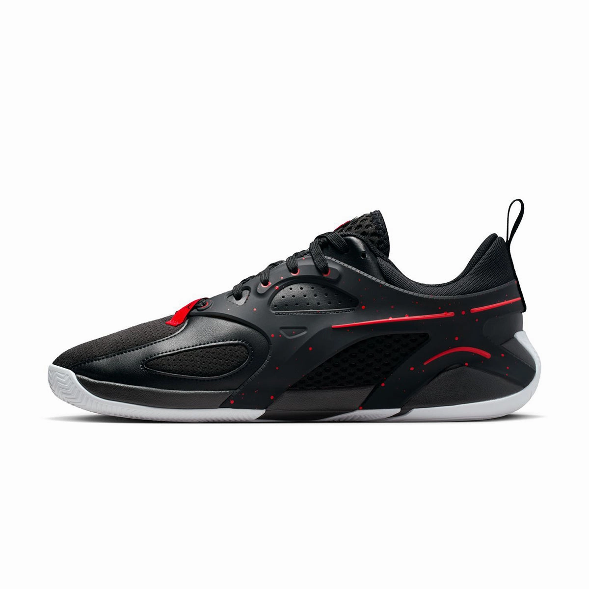 Low 4 Basketball Shoes Wmns Jordan Heir Series PF 'Black University Red'